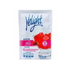 GELATINA DE FRESA YELIGHT EN SOBRE DE 12GRS