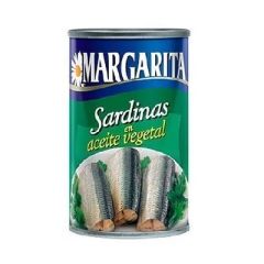 SARDINAS MARGARITA EN ACEITE VEGETAL 170G