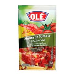 SALSA DE TOMATE CON ACEITUNAS OLE 340G