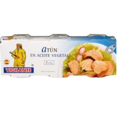 ATUN VIGILANTE EN ACEITE ABRE FACIL PACK DE 3X 80G