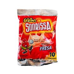 GELATINA SABOR FRESA SONRISSA FOIL 132G