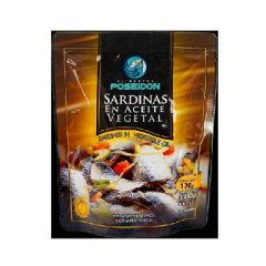 SARDINAS POSEIDON ACEITE VEG POUCH 170G 