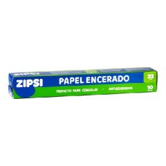 PAPEL ENCERADO ZIPSI  10 MTS            