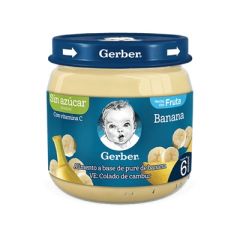 COLADO GERBER BANANA S AZUCAR 6M 113G   