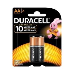 BATERÍAS AA DURACELL 2 UNIDADES